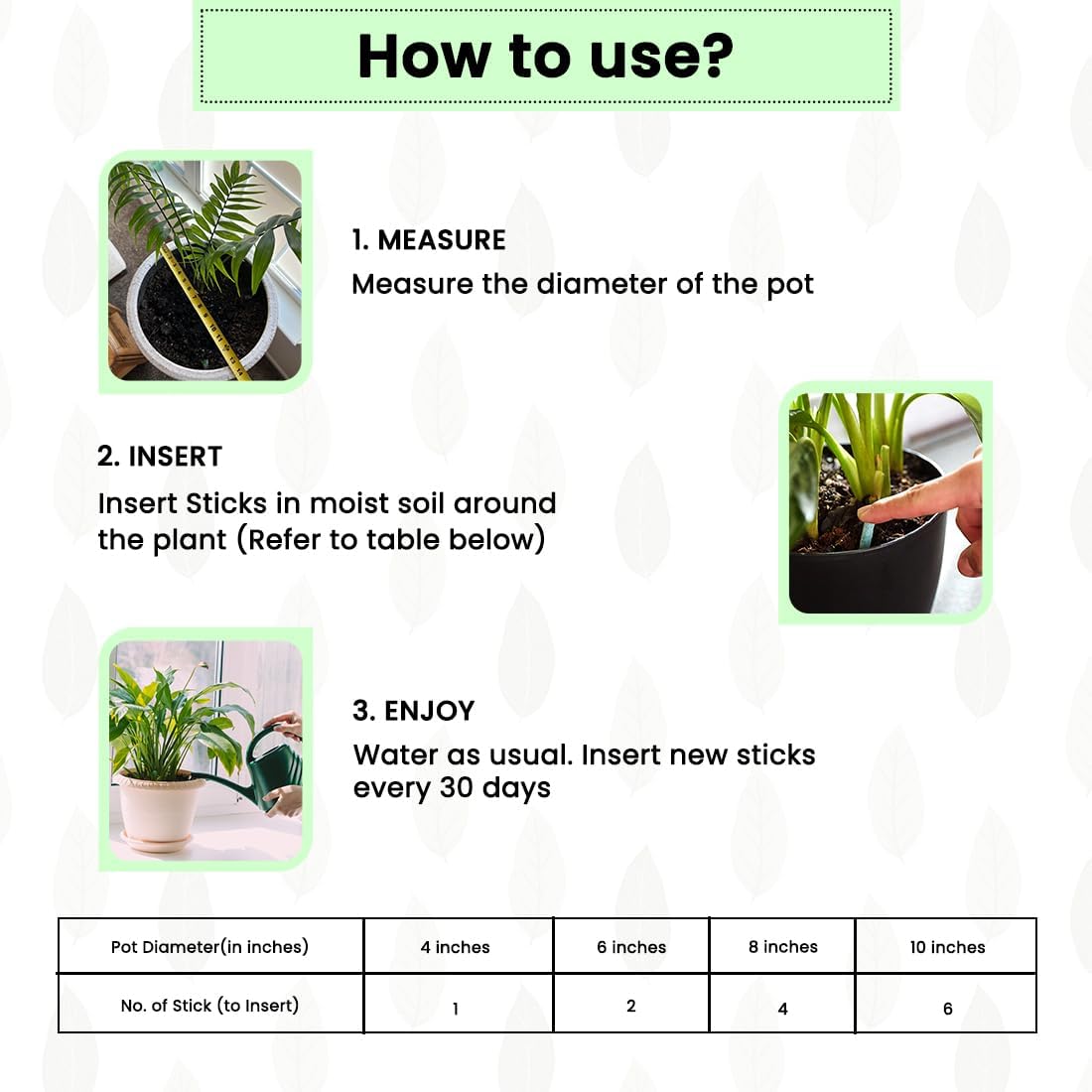 Organic Plant Food Sticks