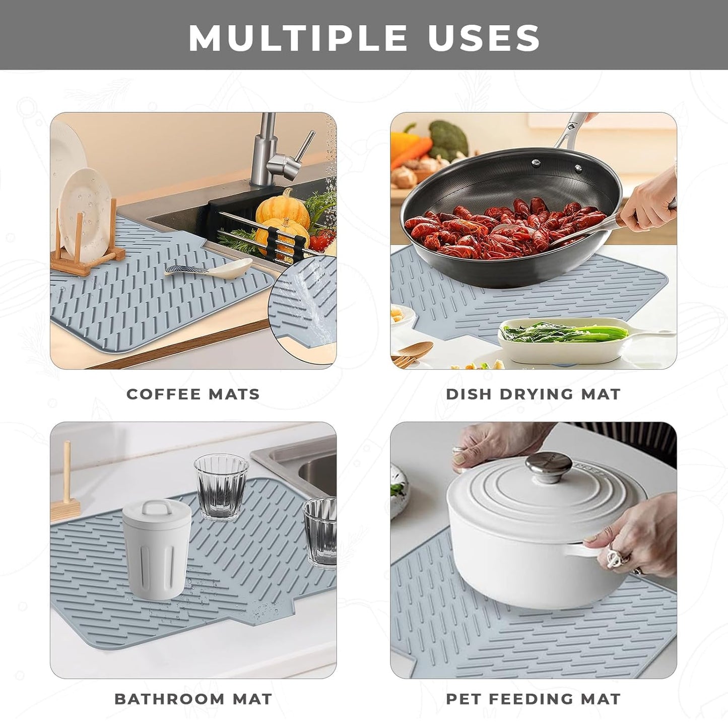QuickDry Dish Mat
